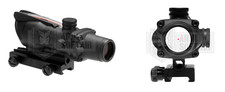 AIM O TACTICAL METAL SCOPE PROFESSIONAL ACOG 4X32C DOT BLACK AIRSOFT