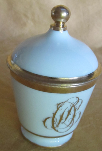 Antico piccolo vaso - piccolo, crema