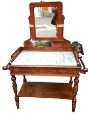 PETINEUSE TOILETTE CREDENZA CONSOLE BAGNO SPECCHIERA  H 78 H152 L110 P52 1860/80