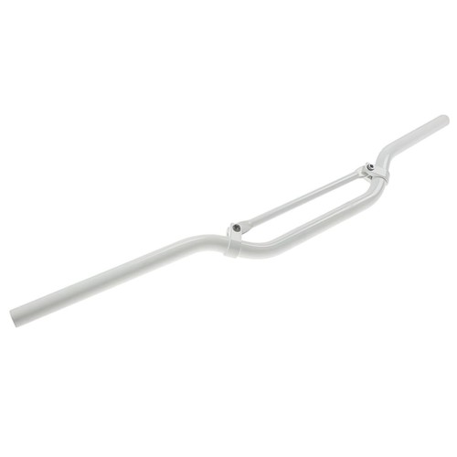 Manubrio 22mm motocross bianco - manubrio,