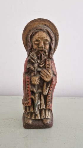 Hand carved stone religious - carved,