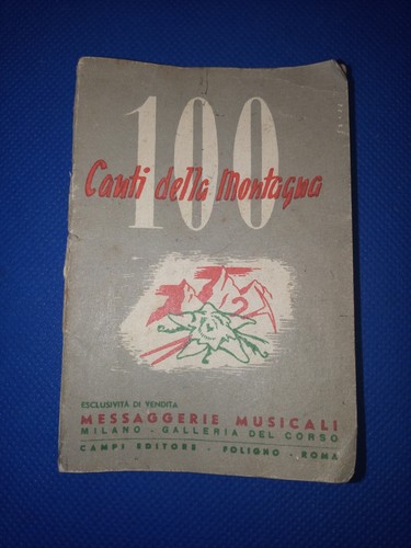 Libretto 100 canti della - canti,