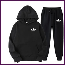 2025 Nuova Tuta Uomo Moda Casual Tuta Outdoor Jogging con Cappuccio Set Tuta Sportiva