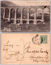 Cartolina Ponte Ferroviario