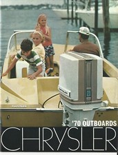 CHRYSLER MOTORI FUORIBORDO CATALOGO NAUTIRAMA 1970 20 PAGINE - 996
