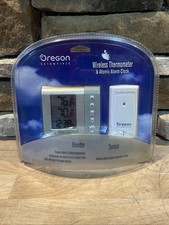 SIGILLATO Oregon Scientific RMR602A termometro wireless e sveglia atomica W001