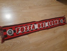 SCIARPA SCARF VINTAGE ULTRAS MILAN FOSSA DEI LEONI. BANCARELLA USATA