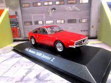 ALFA ROMEO 1600 Junior Z Zagato Coupè 1972 Rosso Minichamps Maxichamps SP 1:43