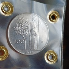 Italia Moneta In Acmonital 100 Lire 1965 Buona Conservazione Lotto 853 