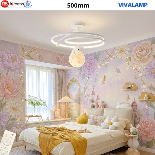Plafoniera led luna orso - plafoniera,