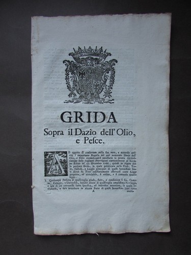 Grida dazio olio cucina - grida, pesce