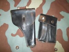 Lotto Fondina Beretta 51 + Porta caricatori PS anni 70/80 + Porta Manette Radar