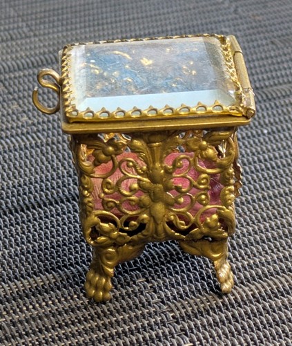 Raro antico cofanetto orologio