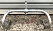 AMBROSIO CHAMPION 95mm stelo + manubrio 39cm Olmo Quill Legnano vintage anni 50