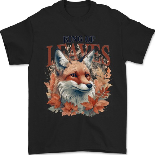 Fox del fogliame maglietta - del,