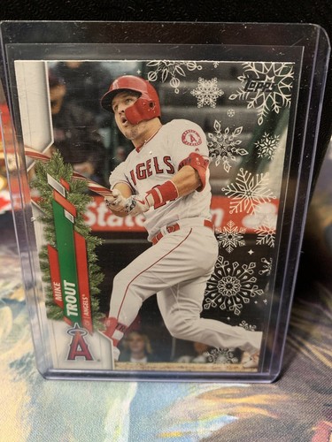 Topps holiday mike trout 2020 - trout,