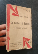 CANFEYNON LA CINTURA DI CASTITA' LA SUA STORIA NEI SECOLI TORTURA 1926