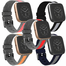 Cinturino 23mm bracciale tessuto NYLON LINE compatibile Fitbit Versa e 2 e Lite