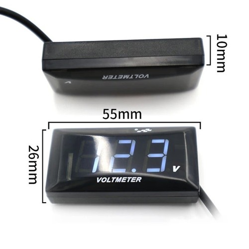 Voltmetro display digitale led - voltmetro,