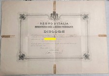 Regno - Raro diploma medaglia commemorativa del Terremoto Calabro-Siculo - 1908