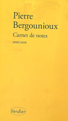 Carnets notes 2001 2010 - de,