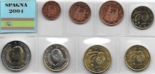 Serie Euro SPAGNA sciolte a scelta dal 1999 al 2025 - 8 valori FDC