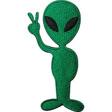 Alien UFO Peace Sign