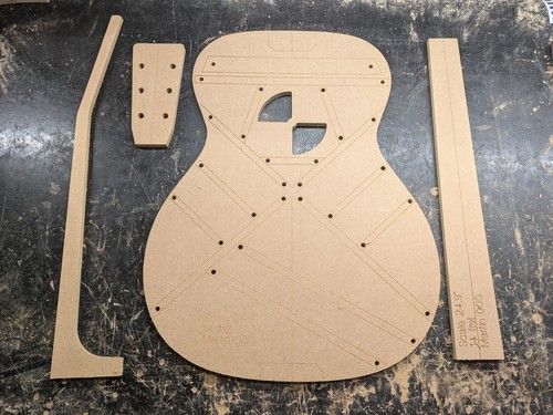 Kit liutaio modello chitarra