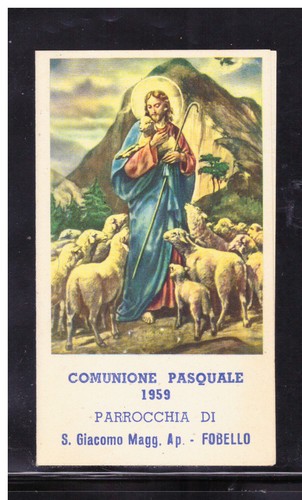 Santino ricordo comunione - santino,