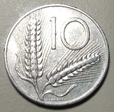 Vendo 10 Lire Spighe Aratro