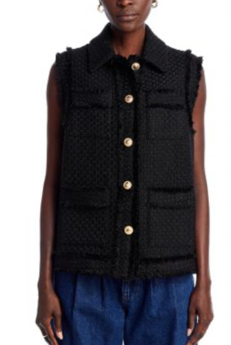 Zara gilet tweed donna piccolo