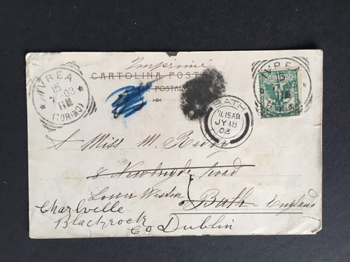 Italia 1903 ivrea - italia, (torino)