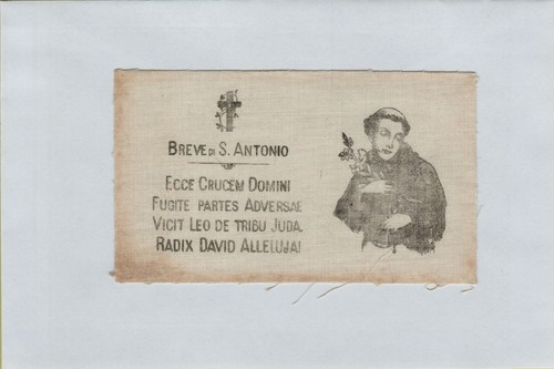 Strano santino tessuto - strano,