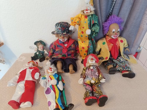Bambole clown vintage - 7,