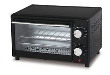 FORNO FORNETTO ELETTRICO 10 LITRI 900W TIMER CON GRIGLIA E TEGLIA COLORE NERO