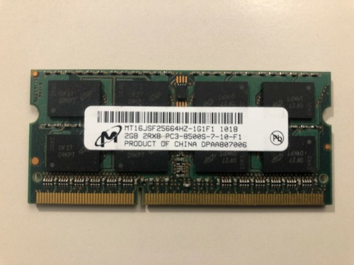 Ram notebook sodimm 2gb ddr3