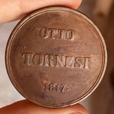 FERDINANDO I 8 TORNESI 1817