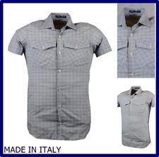 camicia uomo misto cotone a