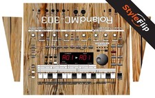 Roland MC-303 Groovebox | Legno 4 | Decalcomania protettiva | Pelli StyleFlip