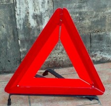 TRIANGOLO AUTO FERMA EMERGENZA SOCCORSO CON CUSTODIA RIGIDA