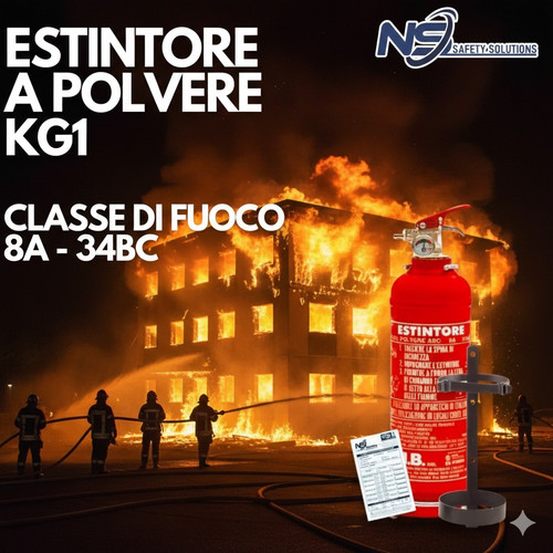 Estintore polvere - estintore, a
