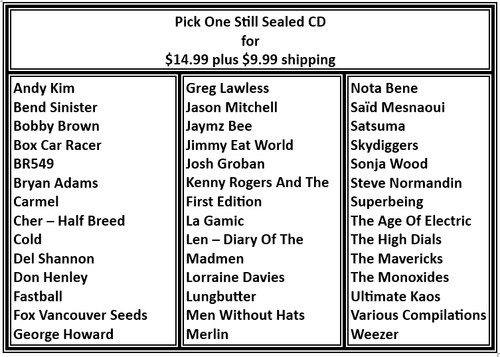 Pick one still - one, sealed