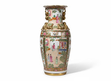 Antico vaso rosa canton - antico,
