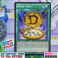 Drain Time carta HOLO EFFETTO