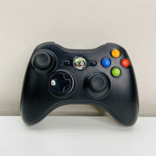 Controlle  XBOX 360 Originale Colere nero Microsoft  TESTATO e FUNZIONANTE