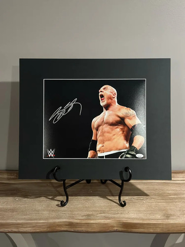 Foto firmata goldberg - firmata, wwe