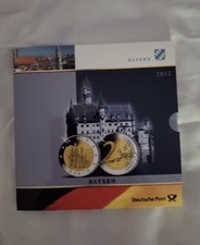 DEUTSCHLAND 2 Euro 2012 D Bayern Con Francobolli  Deutsche Post Germania