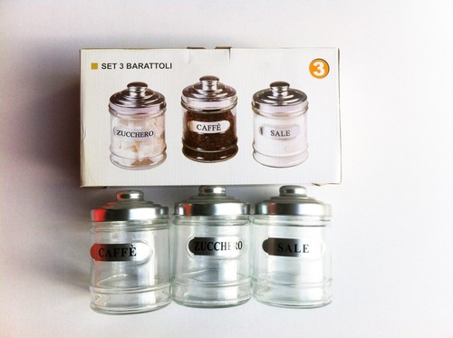 Barattolo vetro tappo in - in,