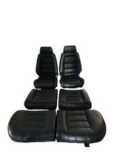 Sedili Lancia Delta Evoluzione pelle nera anteriori e posteriori