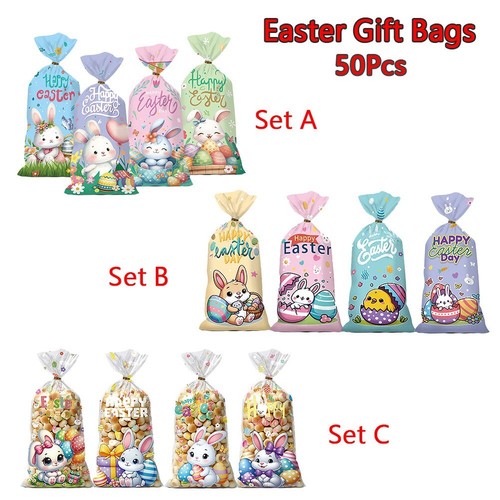 50pcs easter gift bags - easter,